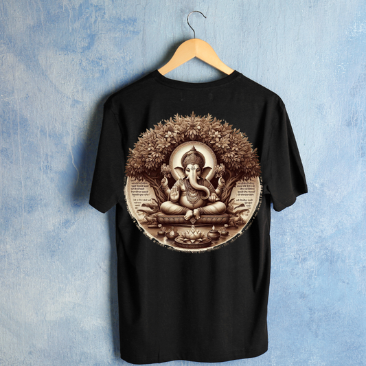 Divine Ganesha Unisex T-Shirt – 100% Cotton Spiritual Comfort & Festive Style