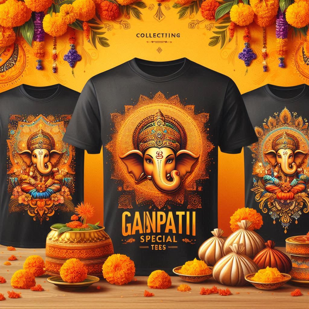 Festive Devotion Tees (Ganpati Special)